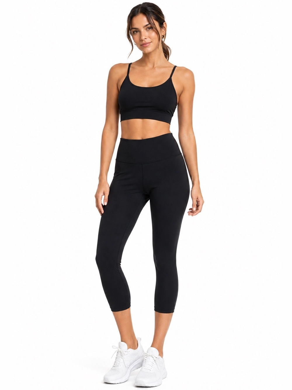 Tommie Copper Women’s Core Compression Capri Leggings S Black NEW